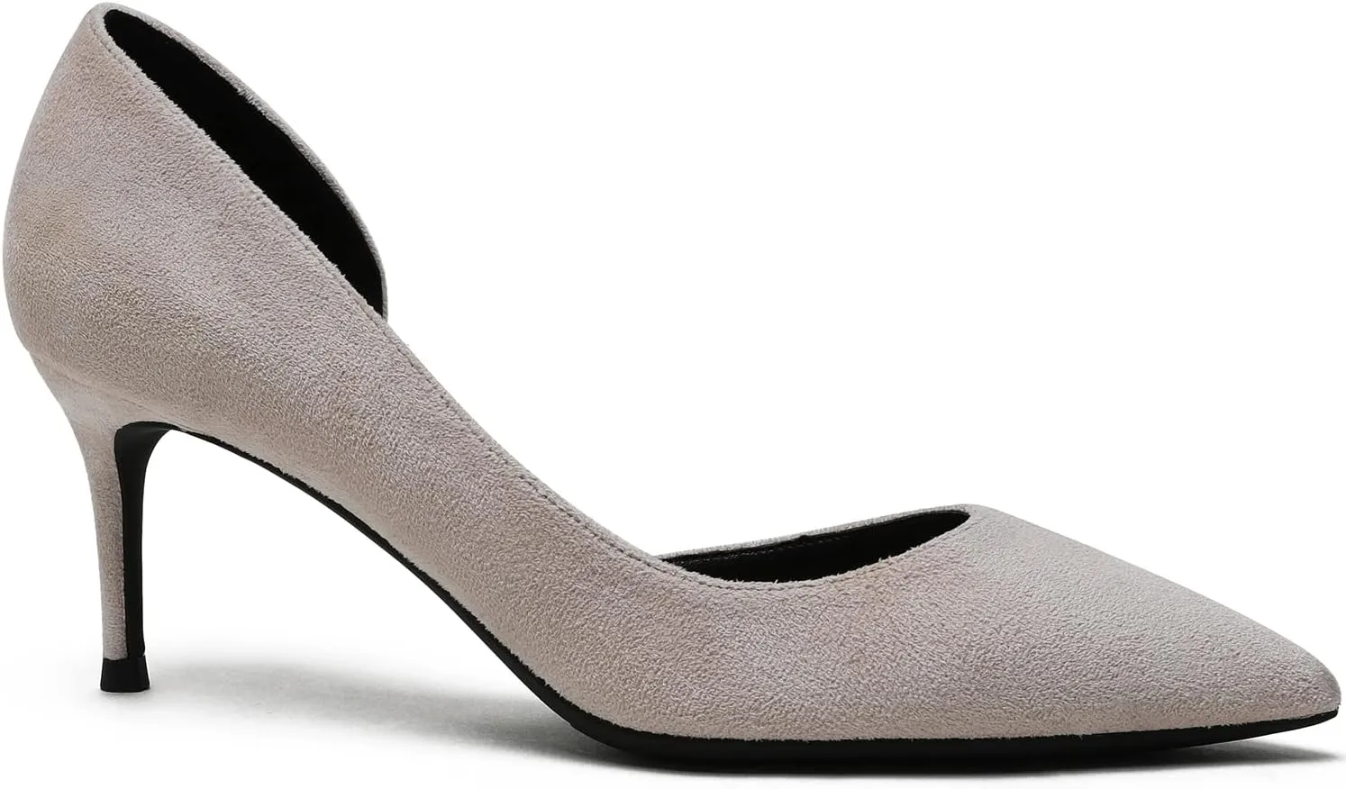 MOOMMO Women D'Orsay Stiletto Pumps Pointed Toe 2 inch High Heel Dress Pumps Patent Leather Slip On Closed Toe Sandals Sexy Dress Shoes Cut-Out Glitter Office Lady Party Weeding Bridal 4-10 M US