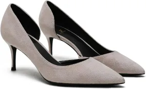 MOOMMO Women D'Orsay Stiletto Pumps Pointed Toe 2 inch High Heel Dress Pumps Patent Leather Slip On Closed Toe Sandals Sexy Dress Shoes Cut-Out Glitter Office Lady Party Weeding Bridal 4-10 M US