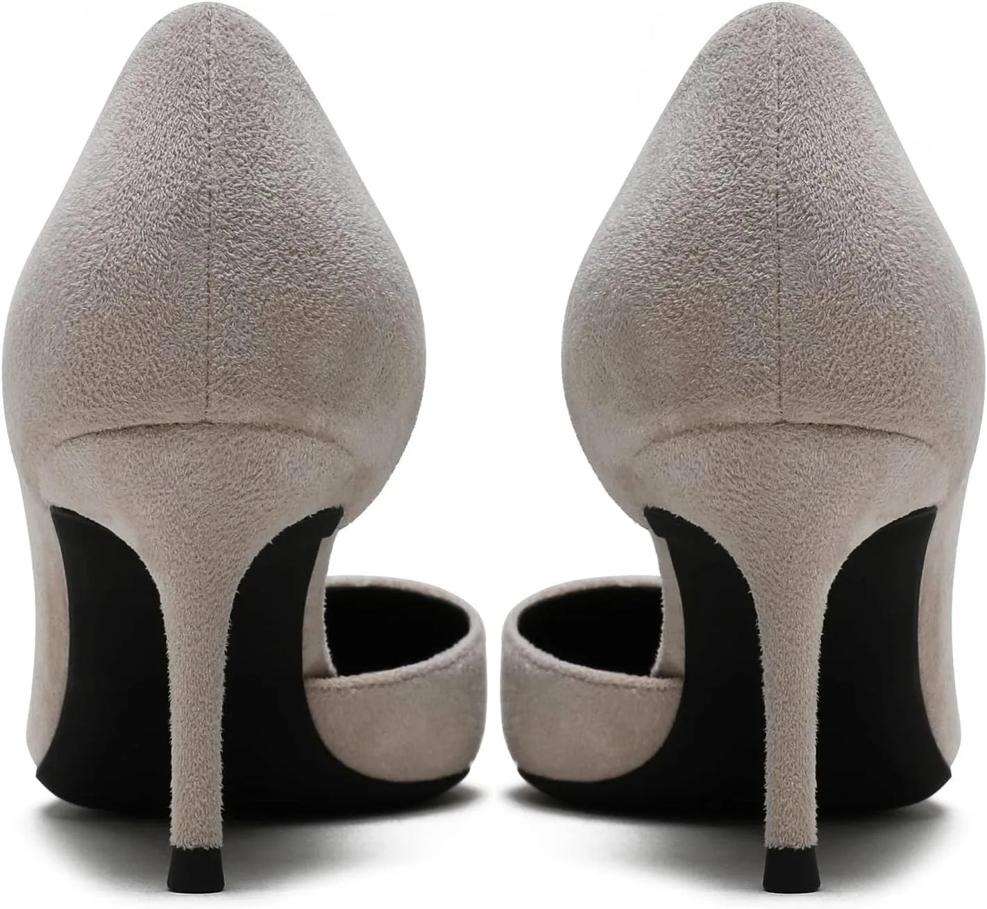 MOOMMO Women D'Orsay Stiletto Pumps Pointed Toe 2 inch High Heel Dress Pumps Patent Leather Slip On Closed Toe Sandals Sexy Dress Shoes Cut-Out Glitter Office Lady Party Weeding Bridal 4-10 M US