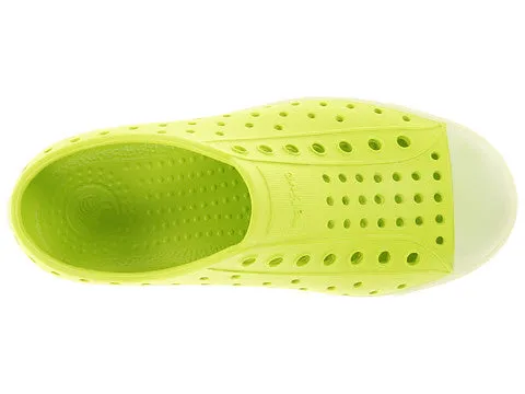 Native Jefferson Green Glow EVA KIds Waterproof Sneaker 13100103 GRN
