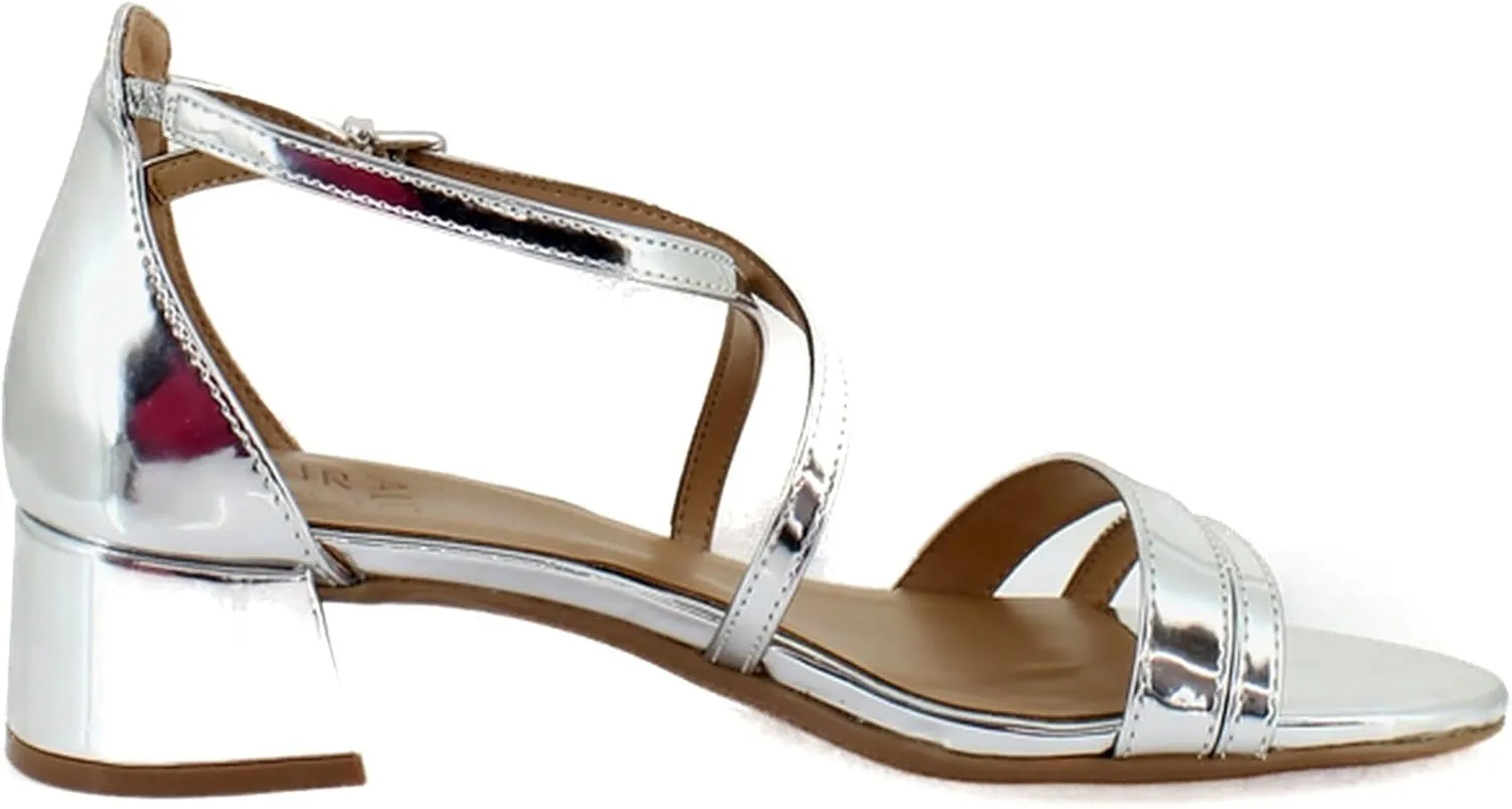 Naturalizer Women's June Strappy Low Block Heel Dress Sandal