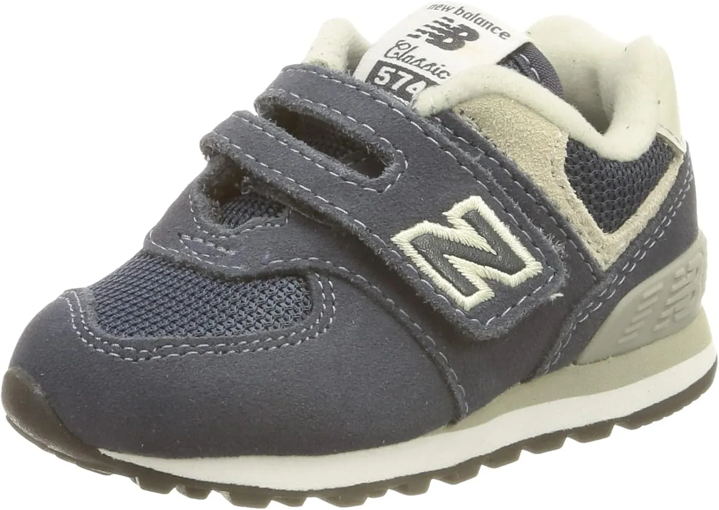 New Balance Kids' 574 V1 Scribble Hook and Loop Sneaker