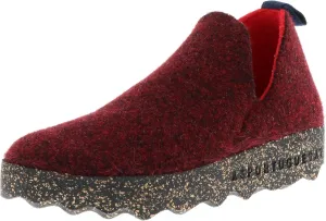New Women's City Slip On Merlot Double 37