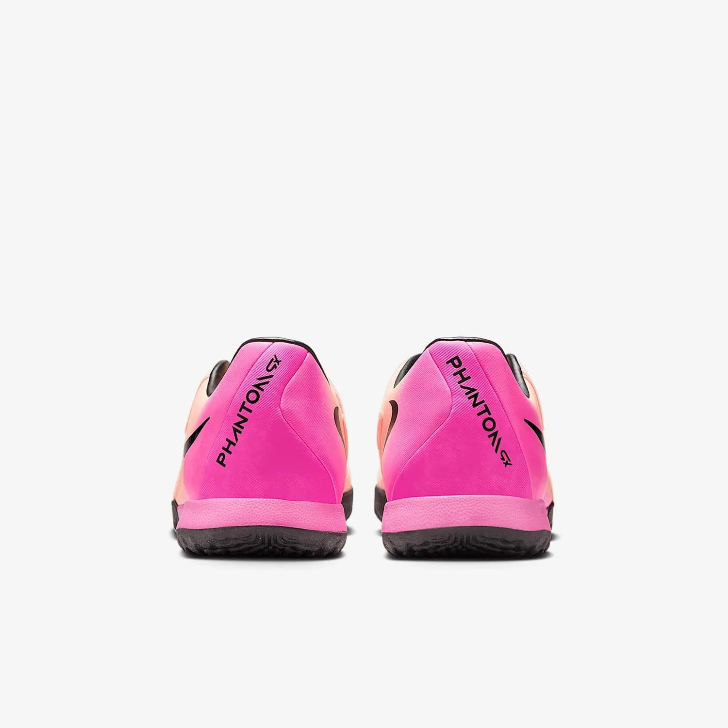Nike Phantom GX 2 Academy IC Low-Top Soccer Shoes (FJ2581-800, Crimson Tint/Pink Blast/Black)