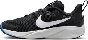 Nike Star Runner 4 Little Kids' Shoes (DX7614-006, Black/Astronomy Blue/Photon Dust/White) Size 1