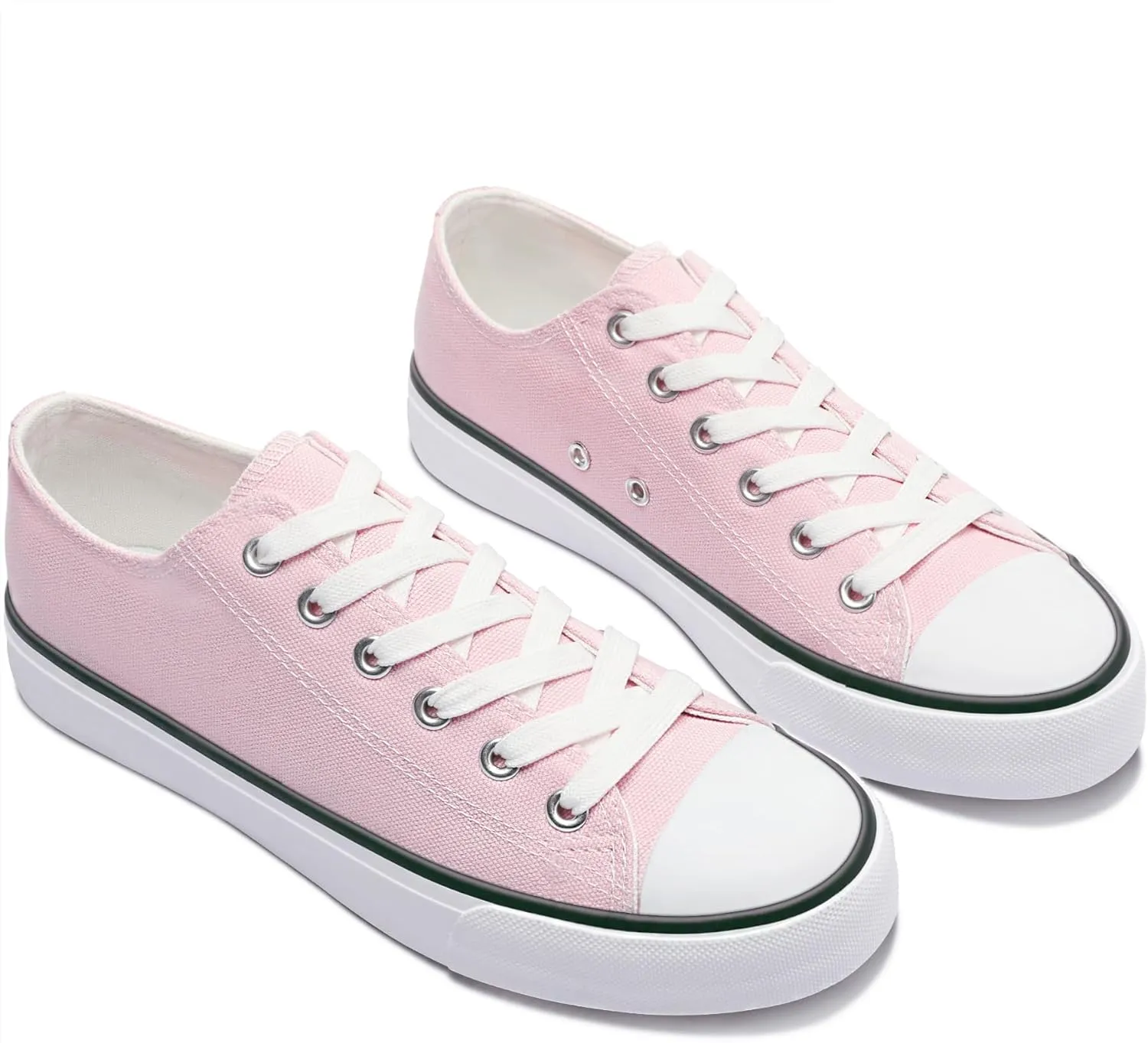 Obtaom Unisex Canvas Shoes Low Top Fashion Sneakers Slip on Walking Shoe