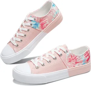 Obtaom Unisex Canvas Shoes Low Top Fashion Sneakers Slip on Walking Shoe