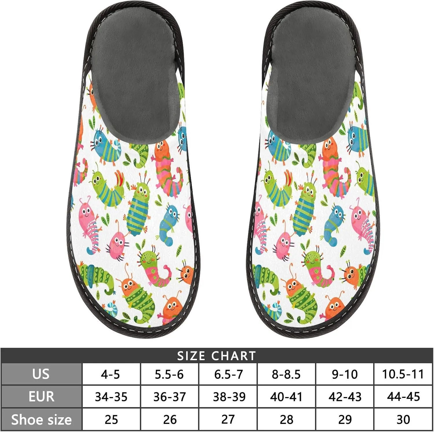 ODAWA Zebra Yellow Male Shoe House Slippers Memory Foam Plush Mens Slip on House Shoes