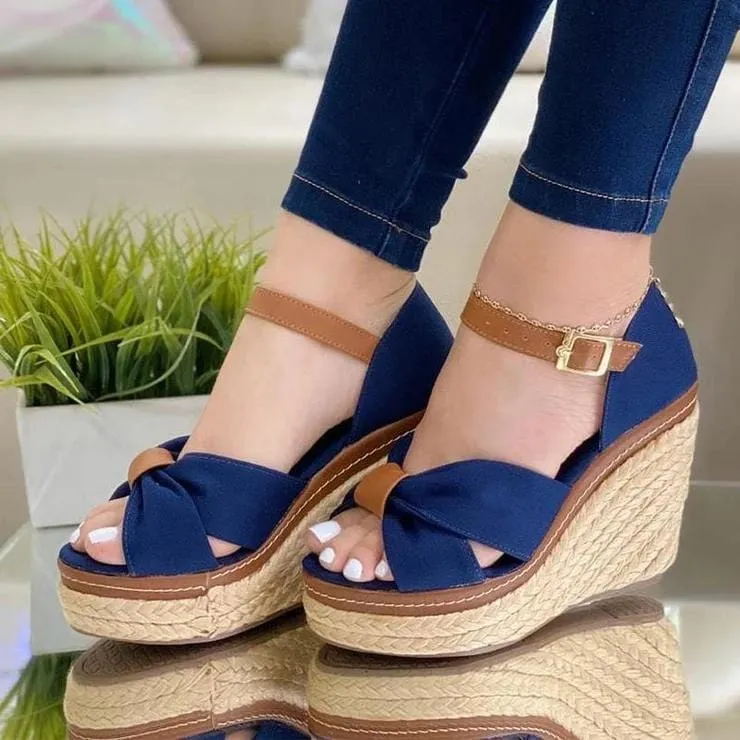 Olivia™  Women's Fashion Buckle Wedge Sandals