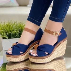 Olivia™  Women's Fashion Buckle Wedge Sandals