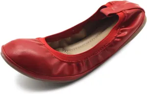 Ollio Women's Shoe Collar Shoe Pull Tab Comfort Ballet Flat