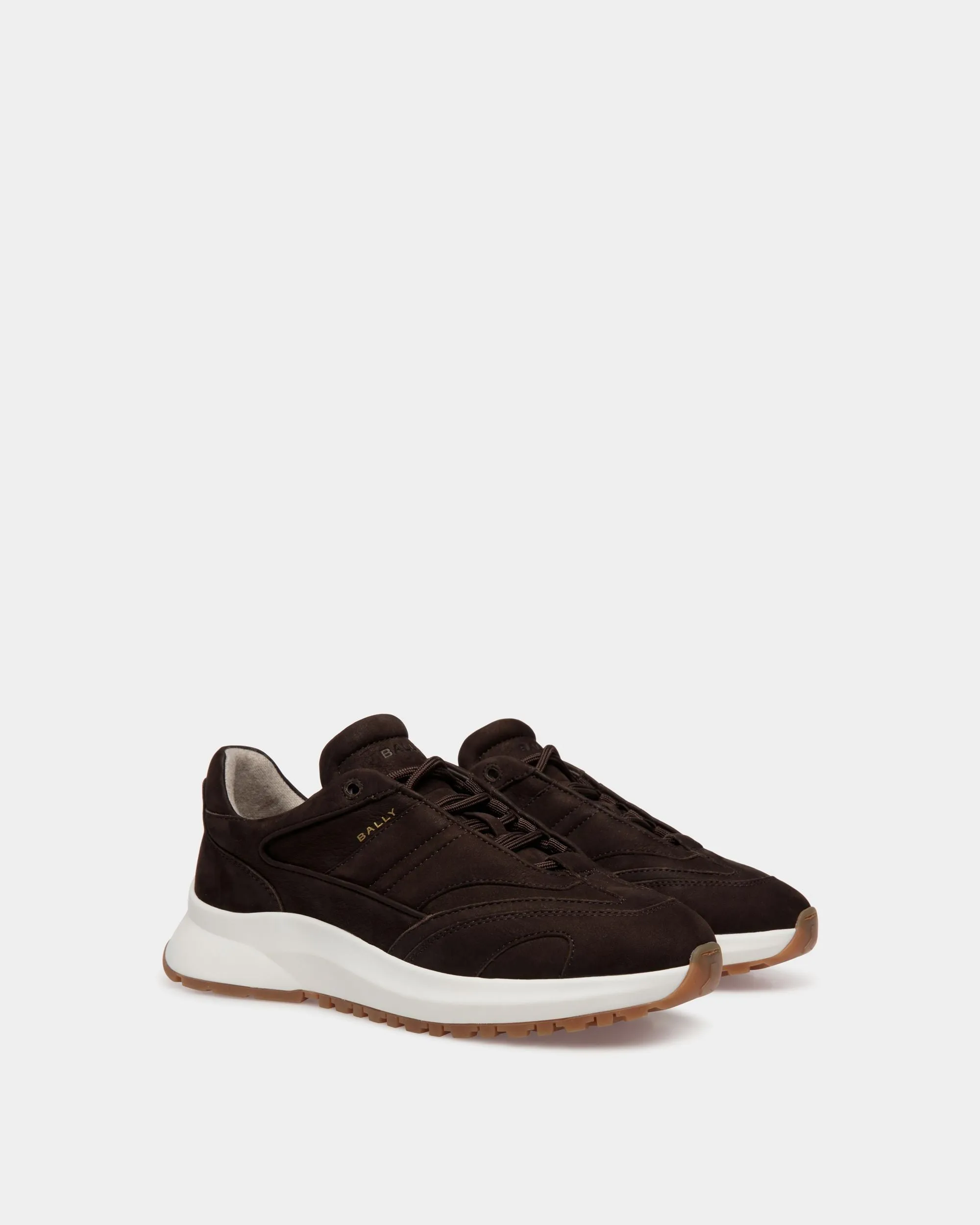 Outline Sneaker in Ebano Nubuck