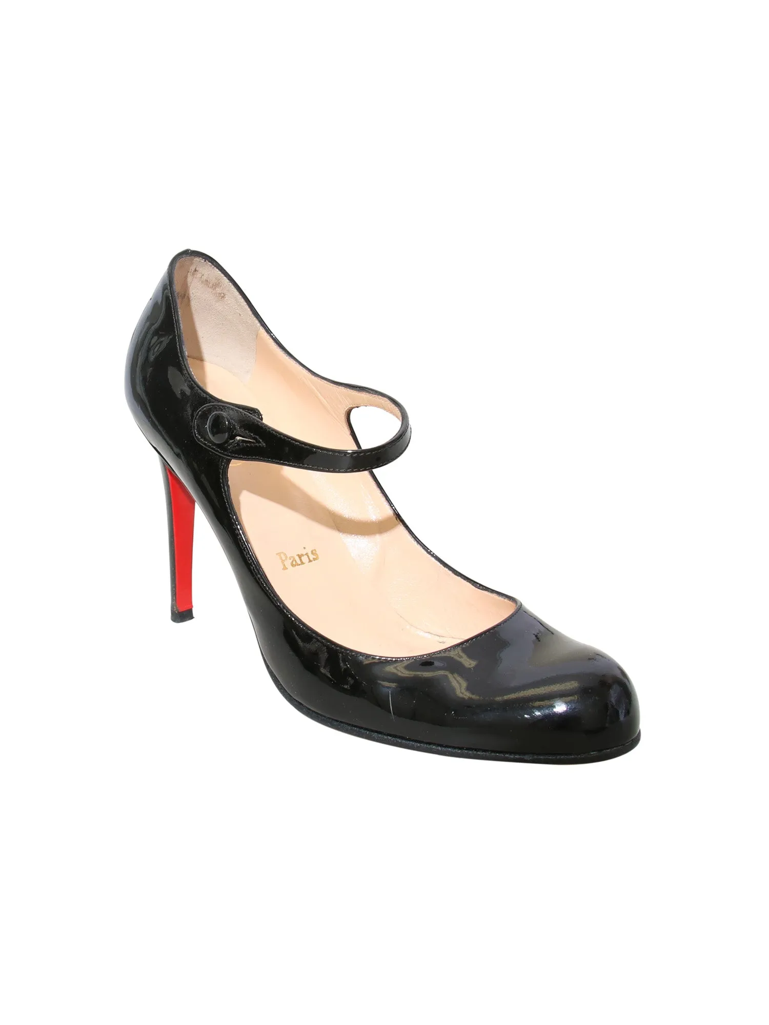 Patent Leather Mary-Jane Pumps
