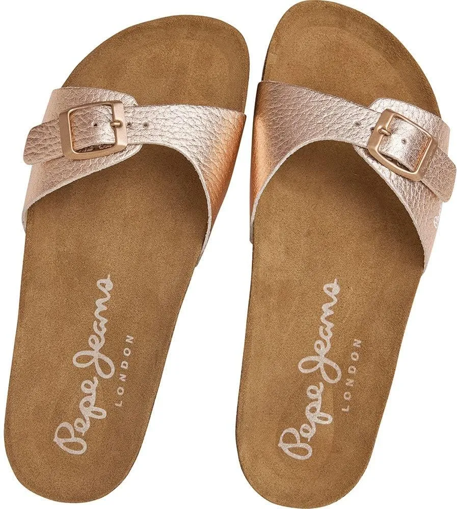 Pepe Jeans Women's Flatform Flat Sandal
