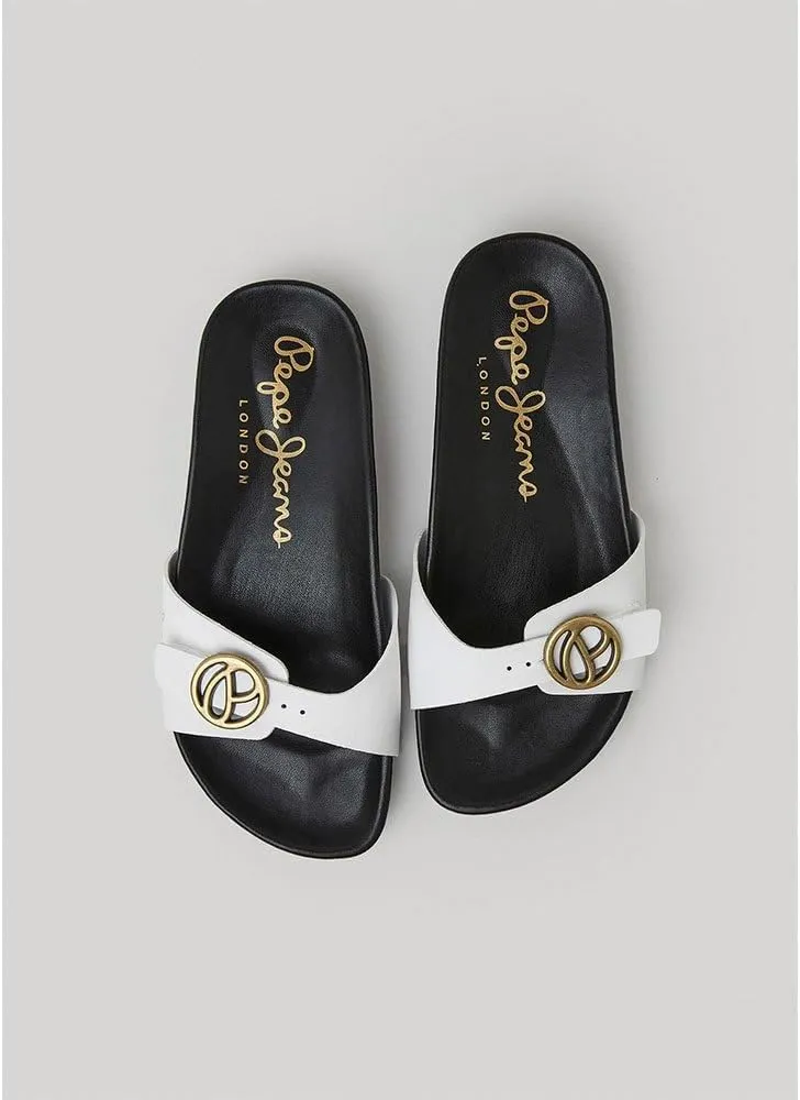 Pepe Jeans Women's Flatform Flat Sandal
