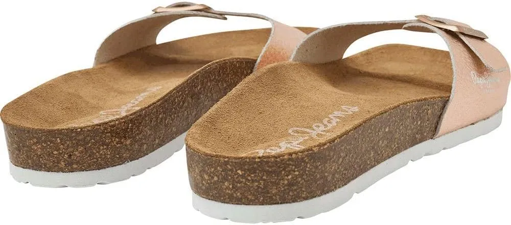Pepe Jeans Women's Flatform Flat Sandal