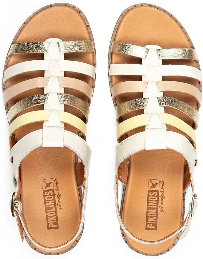 PIKOLINOS Flat Sandals Leather Formentera for Woman