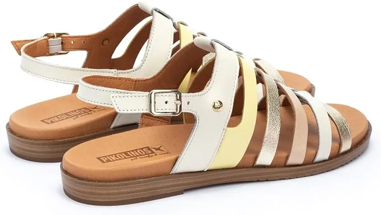 PIKOLINOS Flat Sandals Leather Formentera for Woman