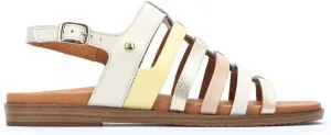 PIKOLINOS Flat Sandals Leather Formentera for Woman