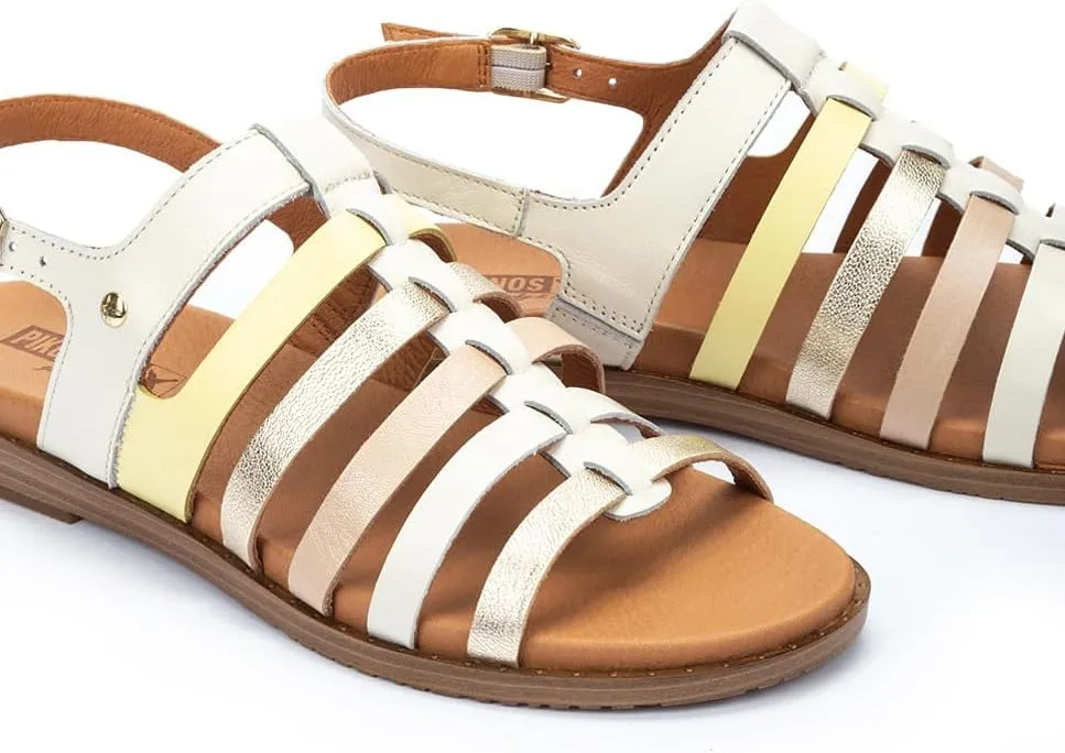 PIKOLINOS Flat Sandals Leather Formentera for Woman