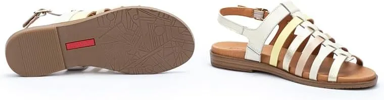 PIKOLINOS Flat Sandals Leather Formentera for Woman