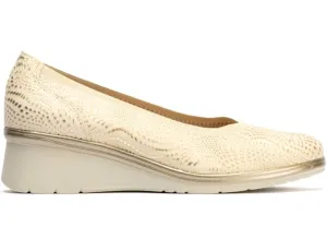 Pitillos Ladies Slip On Wedge Shoe