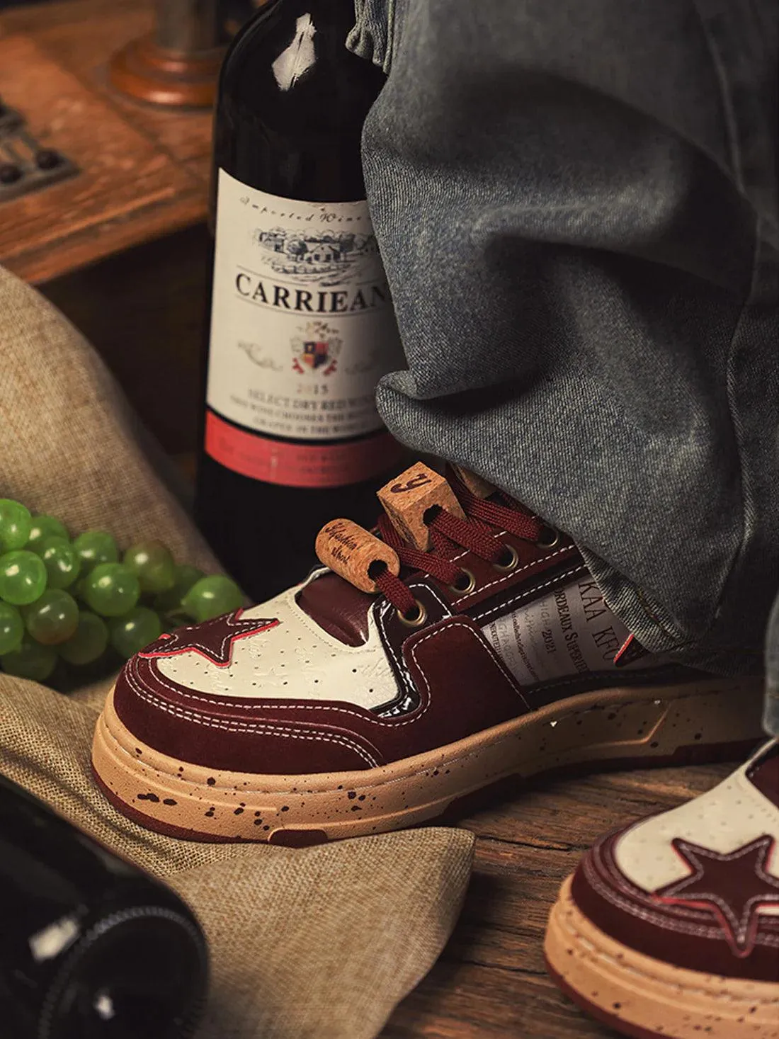 Red Wine Star Shoe