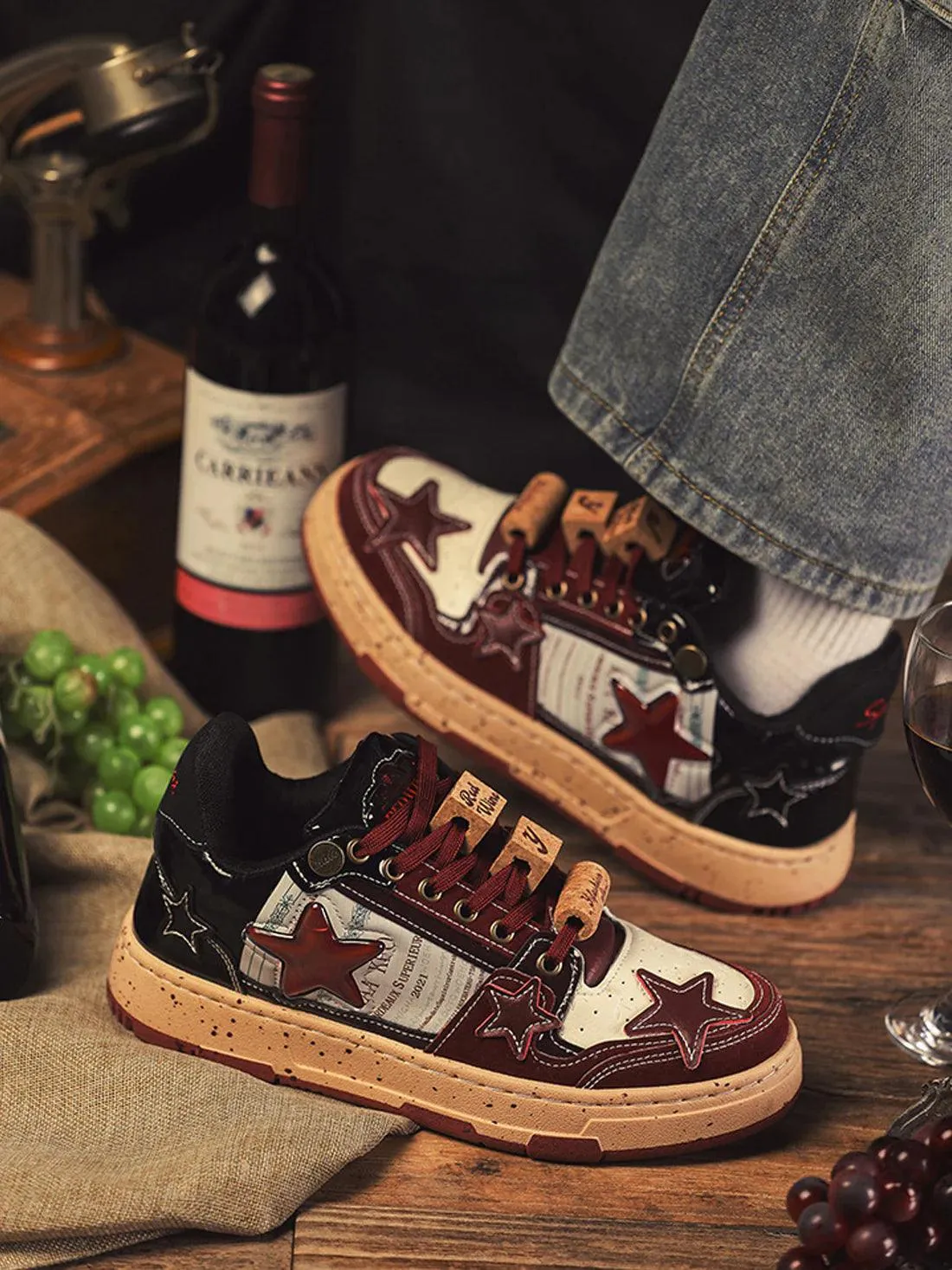 Red Wine Star Shoe