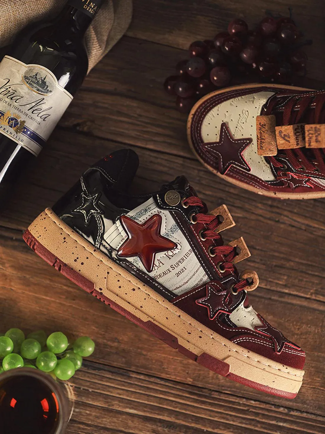 Red Wine Star Shoe