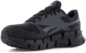 Reebok Work Men's Reebok FloatZig Work Composite Toe Slip Resistant Shoe, Black, 8.5 Wide