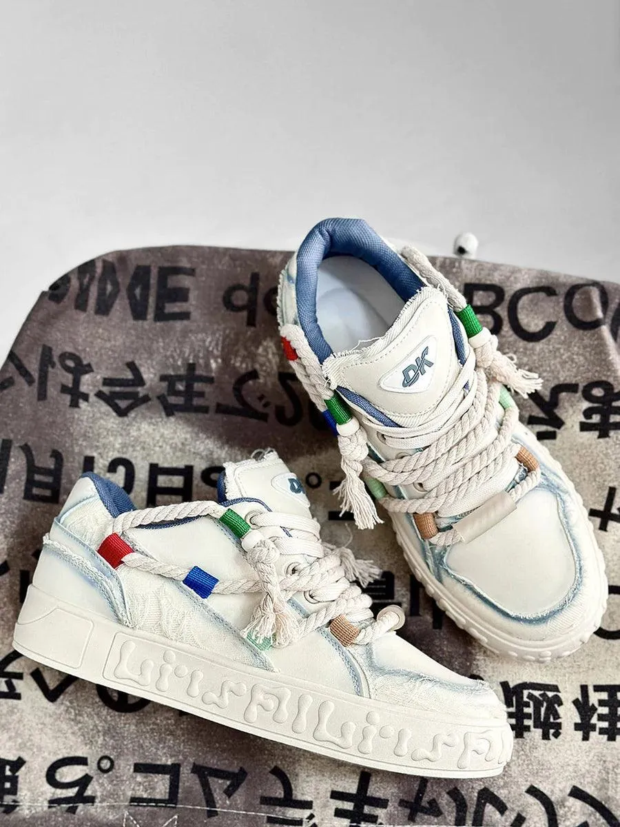 Rope Knot Design Sneakers