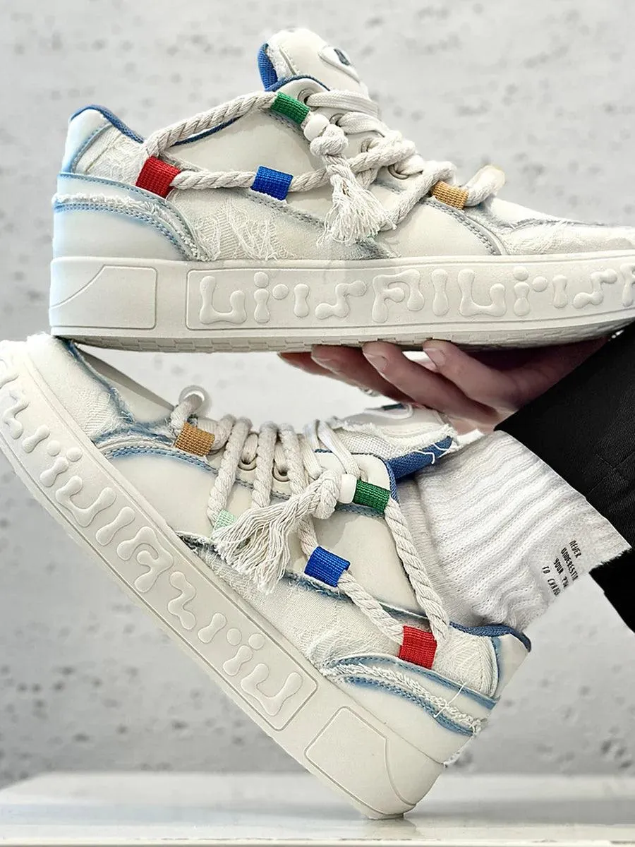 Rope Knot Design Sneakers