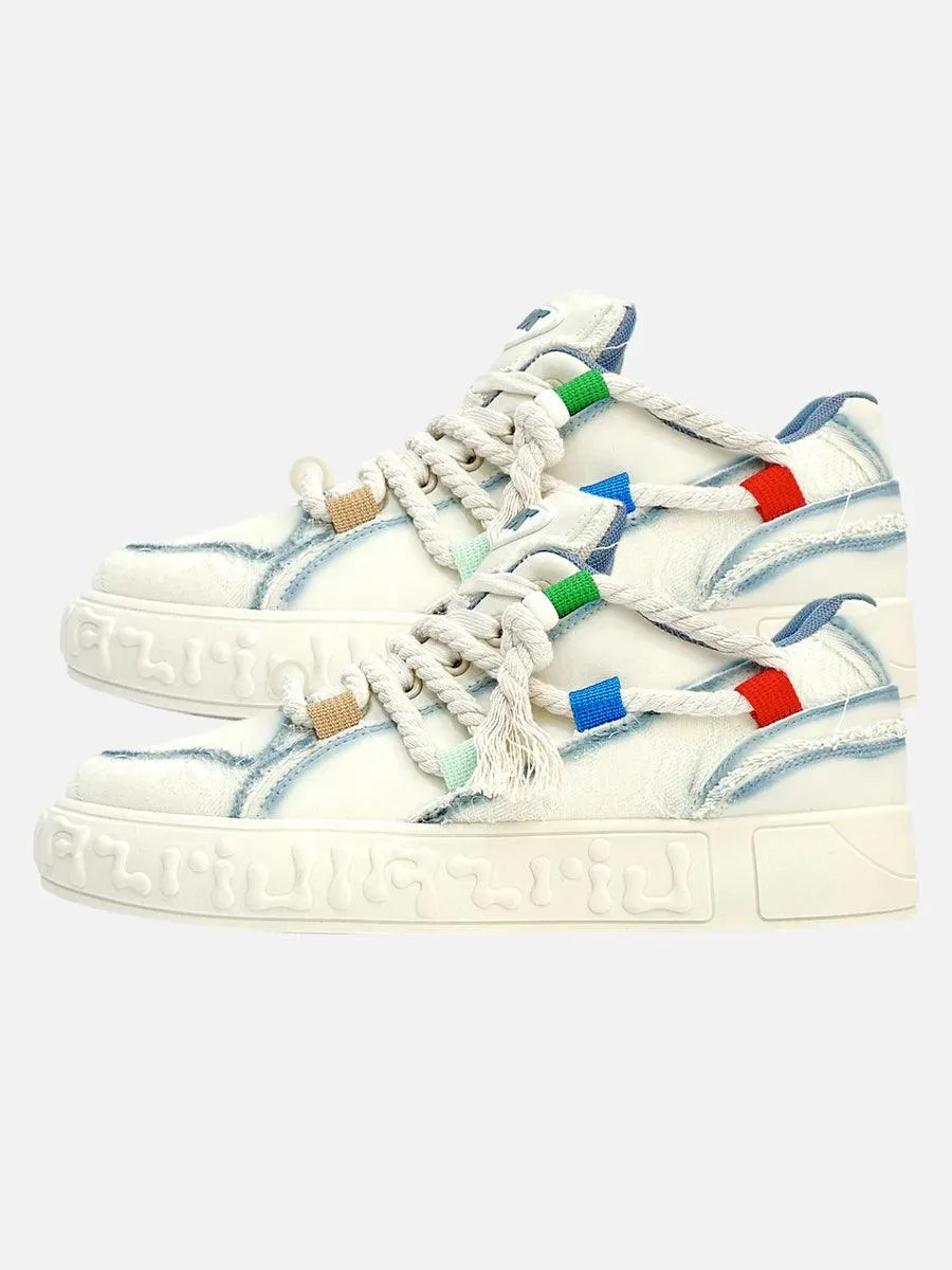 Rope Knot Design Sneakers