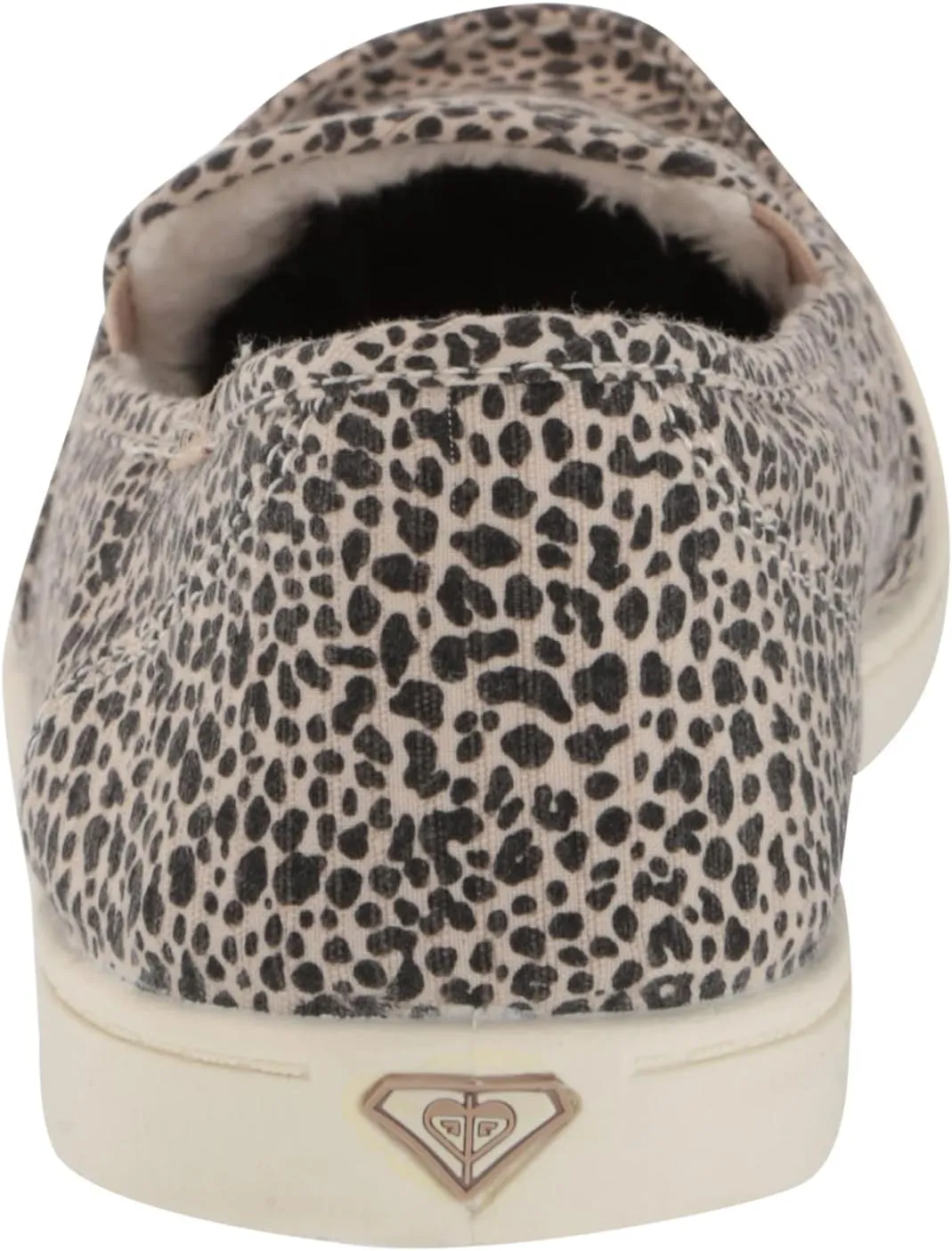 Roxy Women's Minnow Faux Fur Slip on Sneaker Shoe