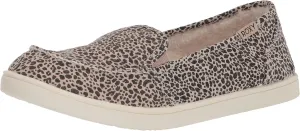 Roxy Women's Minnow Faux Fur Slip on Sneaker Shoe