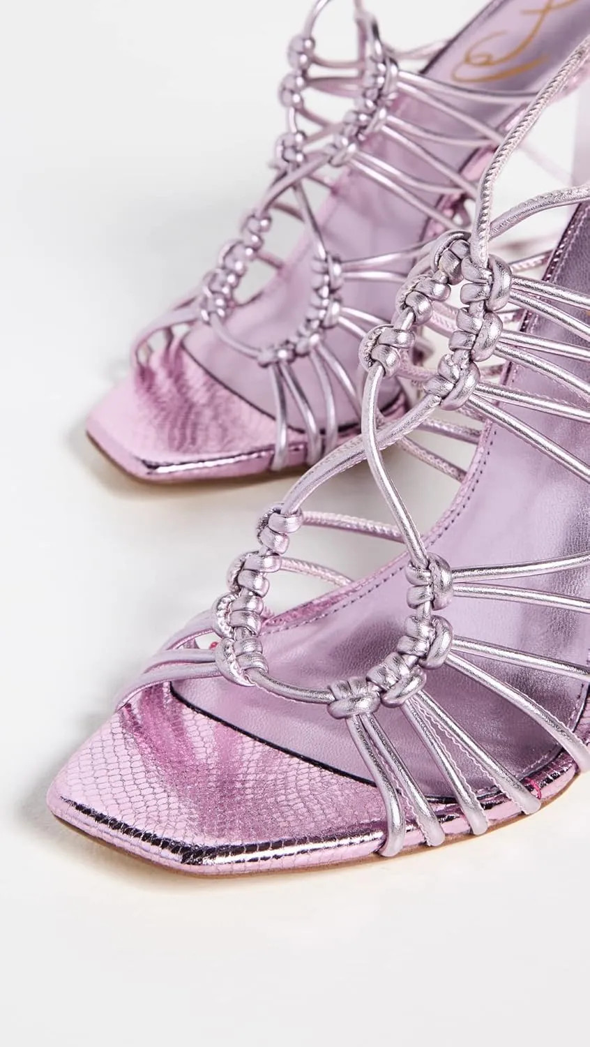 Sam Edelman Women's Lylah Lace Up Stiletto Sandal