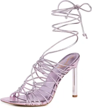 Sam Edelman Women's Lylah Lace Up Stiletto Sandal