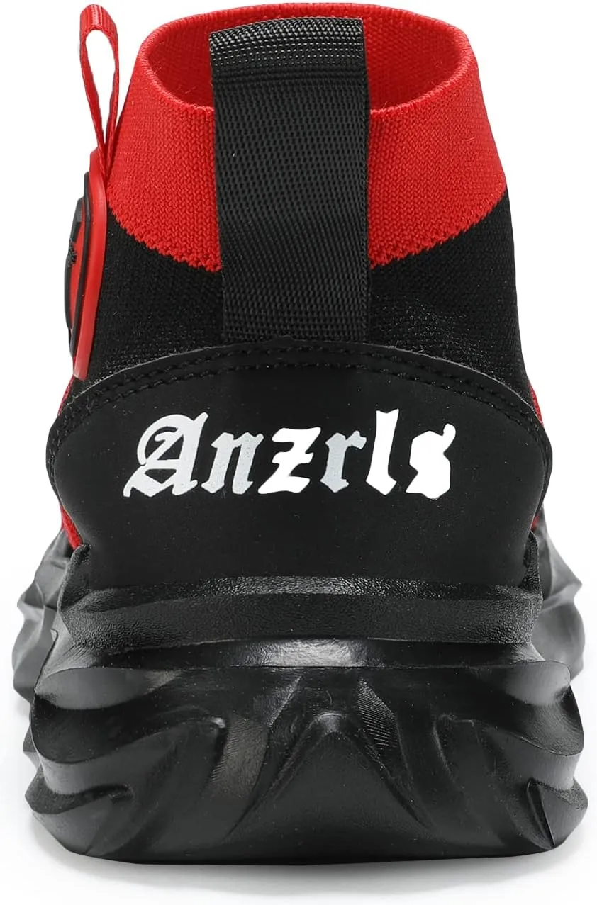 Santiro Boys Sneakers Girls Slip on Shoes Fashion High Top Athletic Shoe