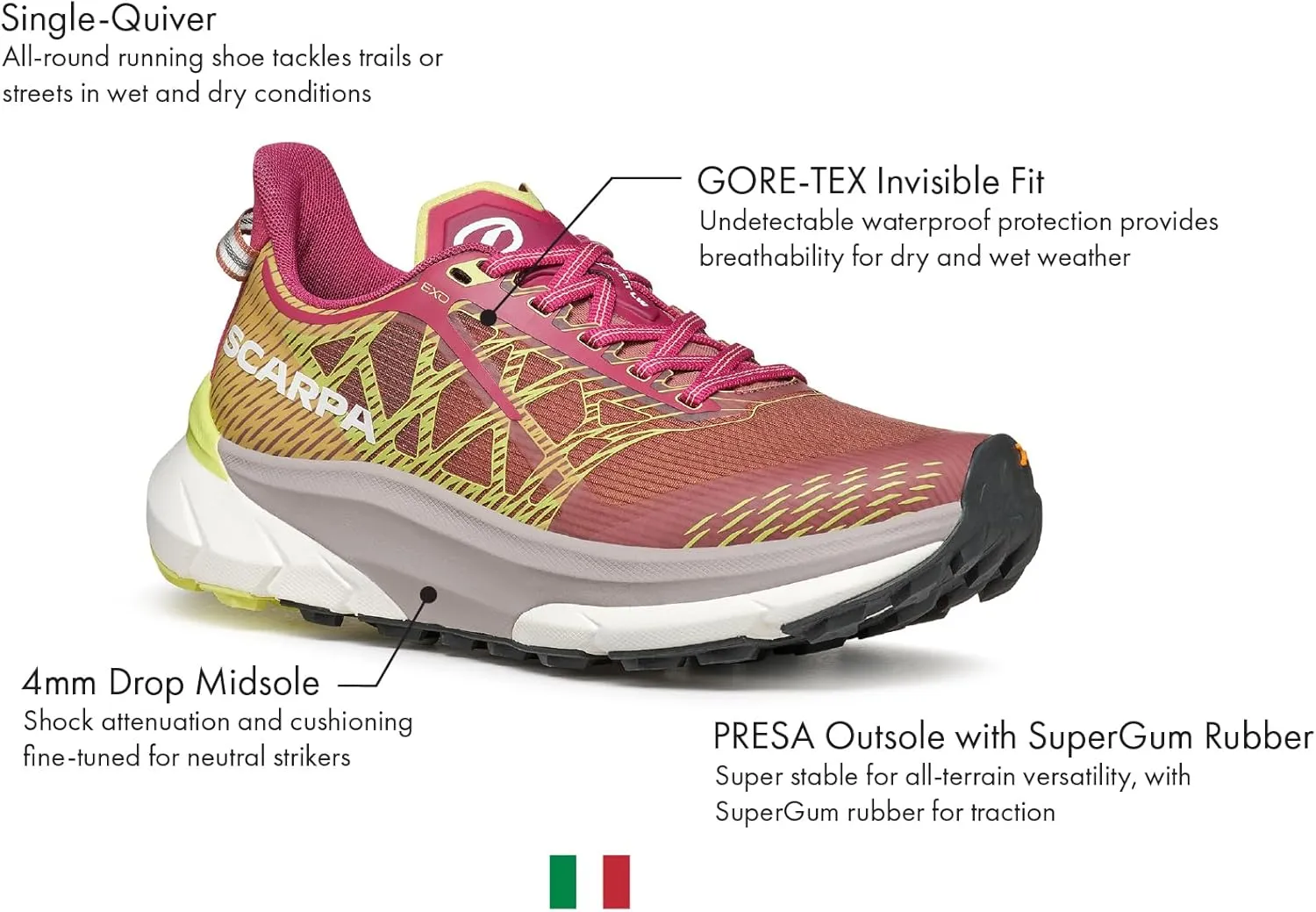 SCARPA Women's Golden Gate ATR 2 GTX Trail Shoes for Trail Running & Hiking