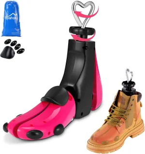 Shoe Stretcher Men Women, 4-Way Boot Stretcher Stretch Width & Length, Leather Boot Widener Stretcher for Wide Feets