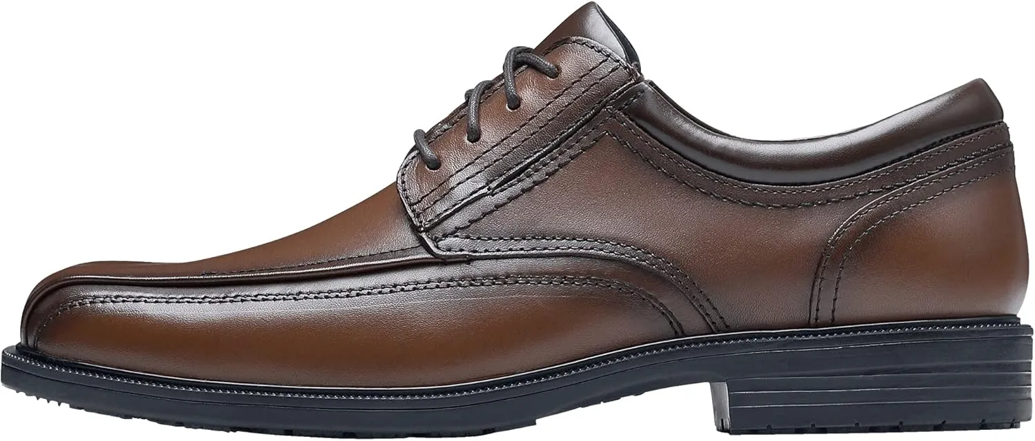 Shoes for Crews Dress Shoes for Men, Men’s Oxfords, Zapatos De Vestir para Hombre, Slip Resistant, Brown or Black