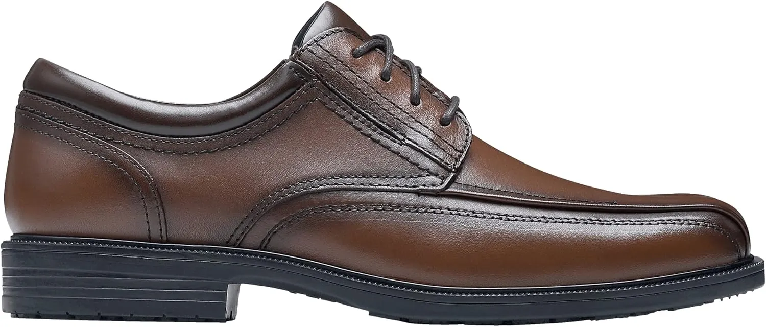 Shoes for Crews Dress Shoes for Men, Men’s Oxfords, Zapatos De Vestir para Hombre, Slip Resistant, Brown or Black