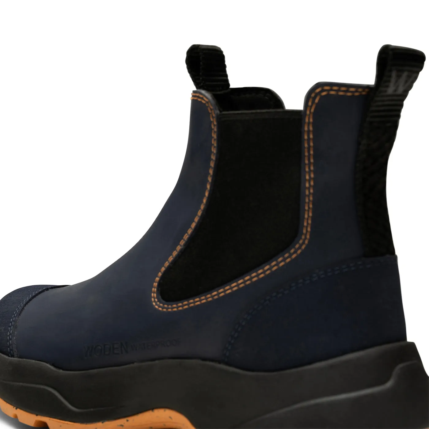 Siri Waterproof - Dark Navy/Papaya