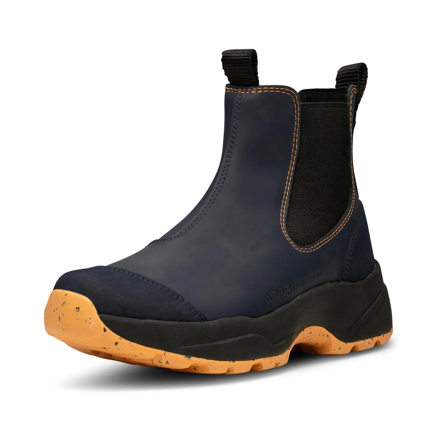 Siri Waterproof - Dark Navy/Papaya