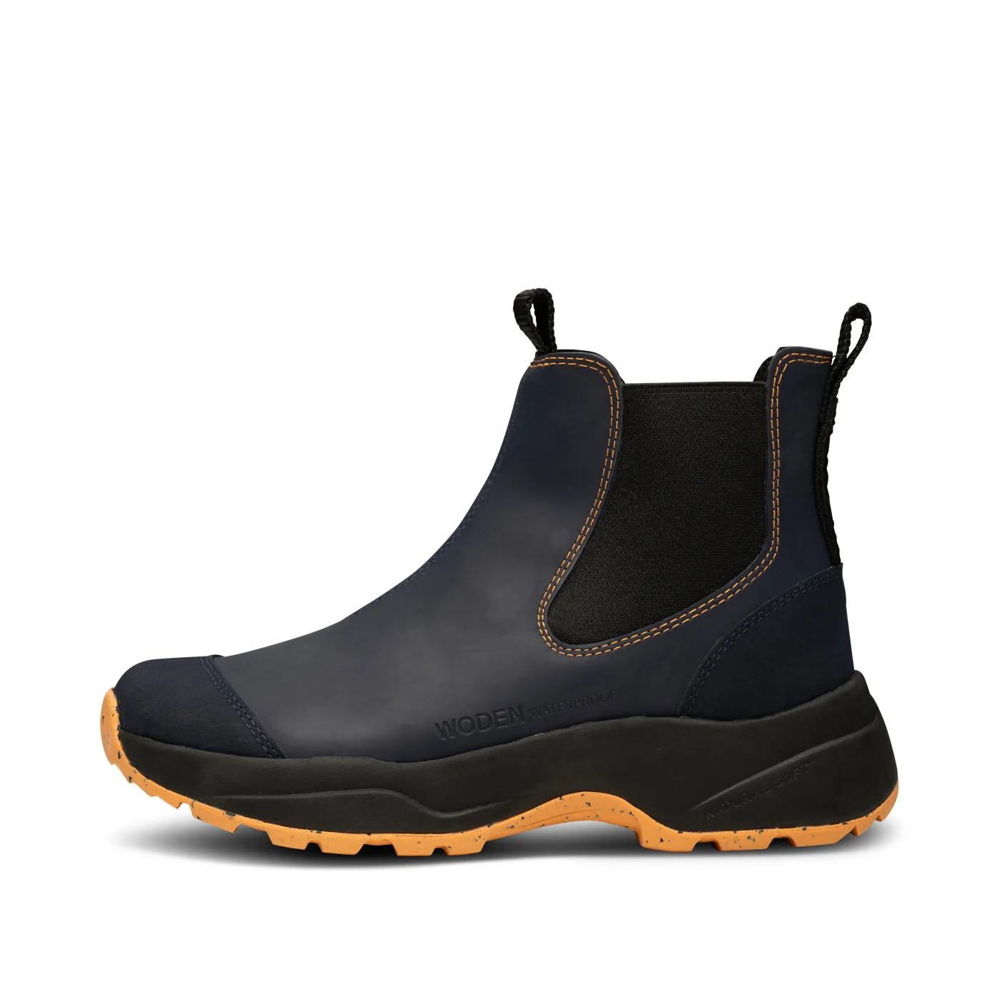 Siri Waterproof - Dark Navy/Papaya