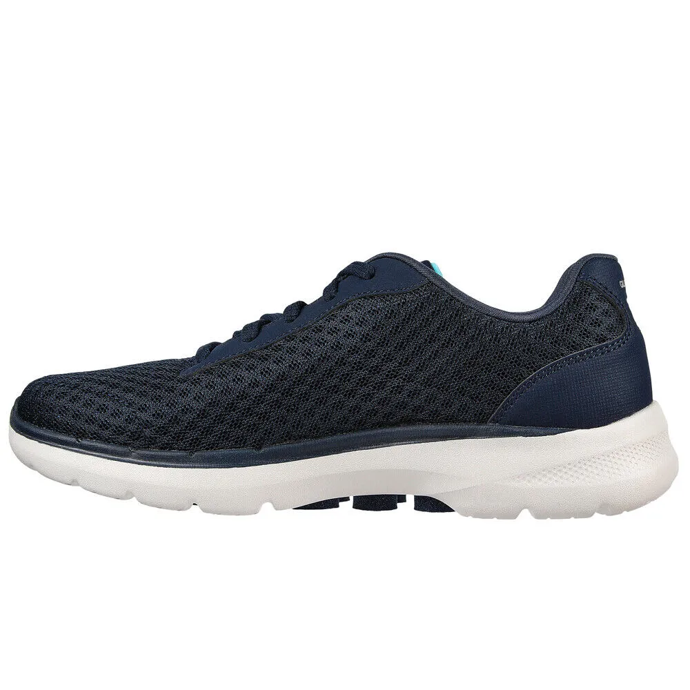 Skechers Go Walk 6.0 Iconic Vision Navy/Turquoise Trainers 124514/NVTQ