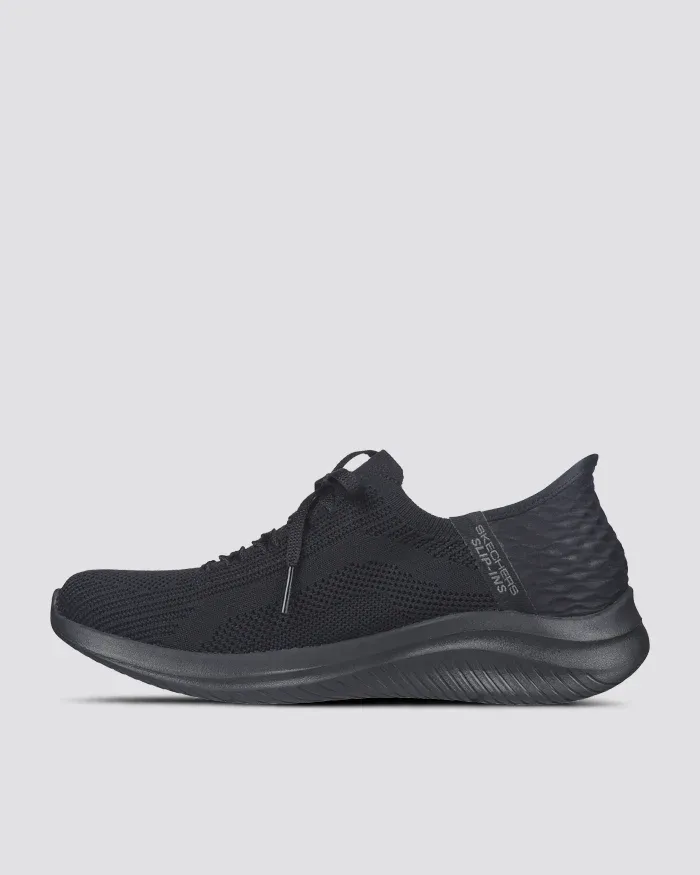 Skechers Slip Ins Ultra Flex 3.0 Brilliant Path Black/Black Wide