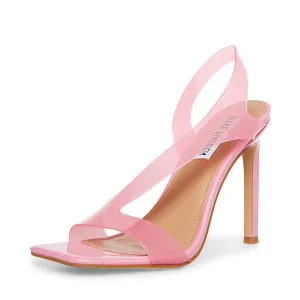 Slingback Madden Heeled Steve Limited-time offer Stiletto Closure Squared Toe Open Pink Sandal Luxurious Nila