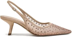 Slingback Pumps for Women Pointed Toe Heels Slip on Kitten Heels Sandals Dress Party Wedding Slingback Heels