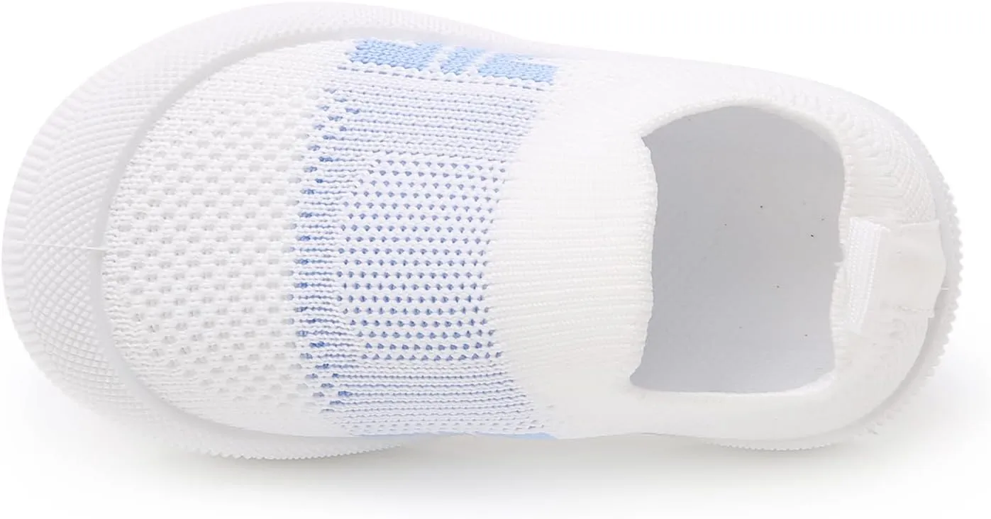SOFMUO Baby Boys Girls Toddler Sneakers Kids Lightweight Knit Walking Shoes Mesh Breathable Tennis Trainers Shoe 1-3 Yrs…